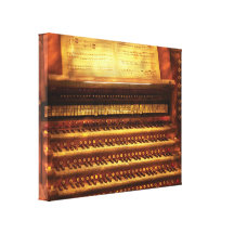 Musician - Organist - The Pipe Organ - large Canvas Prints