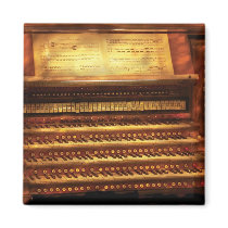 Musician - Organist - The Pipe Organ magnets by suburbanscenes Musician - Organist - The Pipe Organ magnets