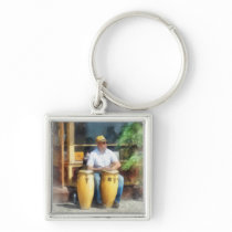 Musician - Playing Bongo Drums keychains