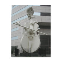 Musician Sculpture postcards by PLindberg Musician Sculpture postcards