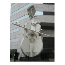 Musician Sculpture Postcards