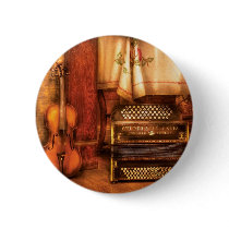 Musician - The Violin and the Accordian buttons by suburbanscenes Musician - The Violin and the Accordian buttons