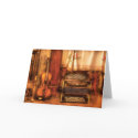 Musician - The Violin and the Accordian cards by suburbanscenes Musician - The Violin and the Accordian cards