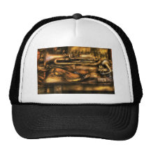 Musician - Two horns and a Violin Hat
