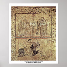 Musicians And Galloping Horsemen Posters