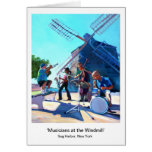 music, musicians, windmill, trumpet, saxophone,