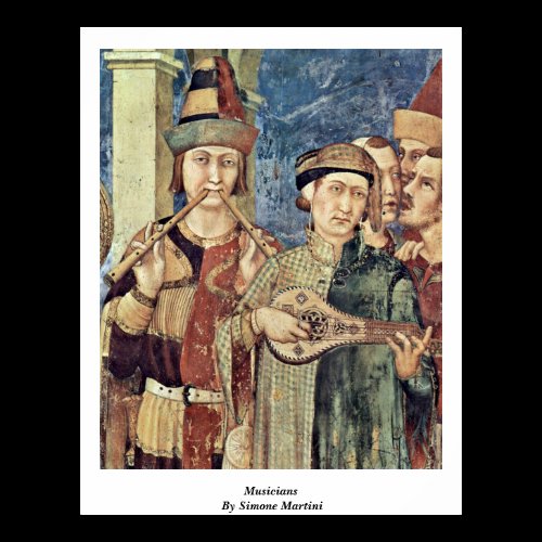 Musicians By Simone Martini Posters