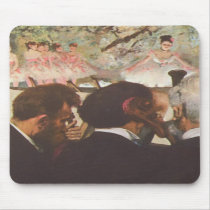 Musicians in the Orchestra by Edgar Degas Mousepad