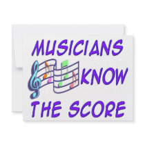Musicians Know the Score invitations by fiddlersneverfret Musicians Know the Score invitations