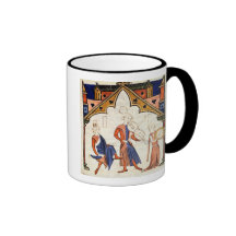 Musicians Playing a Viola and a Tambourine Mug