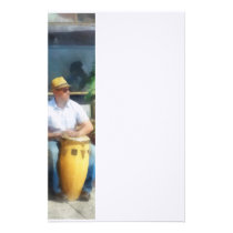 Musicians - Playing Bongo Drums stationery