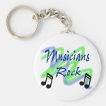 Musicians Rock keychains