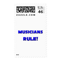 Musicians Rule! postage by professions Musicians Rule! postage