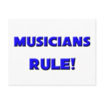 Musicians Rule! postcards by professions Musicians Rule! postcards