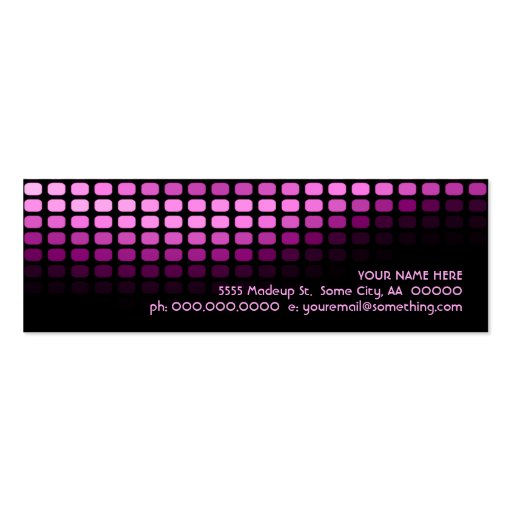musicmeterz. business card (front side)