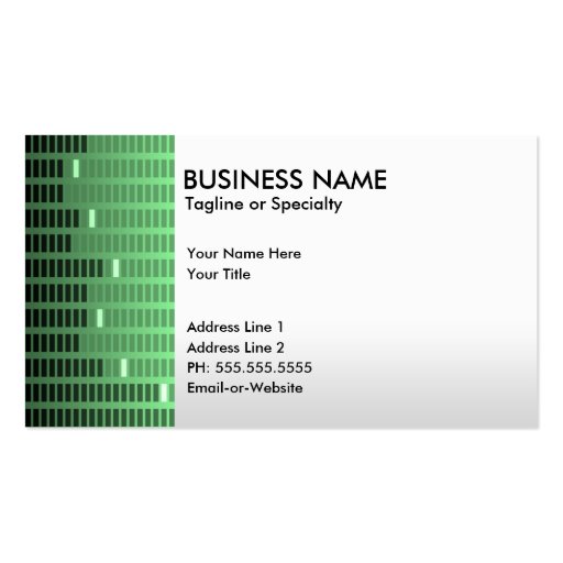 musicmeterz. v2. business card template (front side)