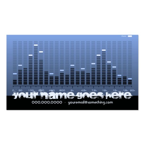 musicmeterz. v2. business card templates