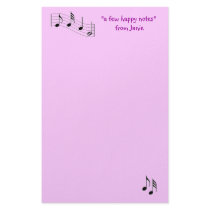 MusicNote Stationery-customize