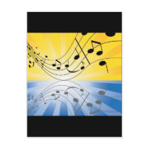 MusicNotes Postcards