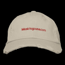Musictogousa.com embroidered hats by musictogousa Musictogousa.com embroidered hats