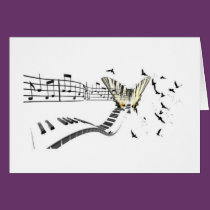 Musiflutter-Blank Card