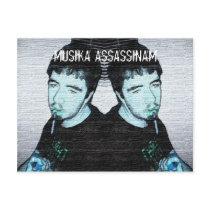 Musika Assassinam 2 Face Postcard
