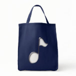 Musiknote note music tote bags