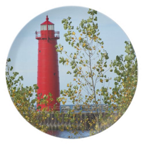 Muskegon Lighthouse plate
