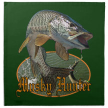 Musky Hunter 9 Cloth Napkin