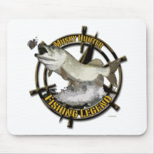 Musky Hunter legend Mouse Pads