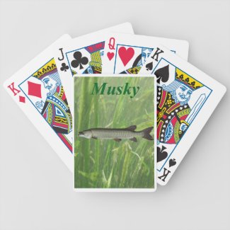 Musky Playing Cards