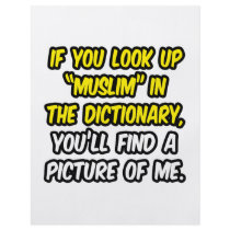 Muslim In Dictionary...My Picture Flyer