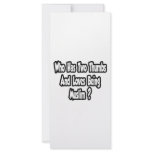 Muslim Pride Joke...Two Thumbs Rack Card Template