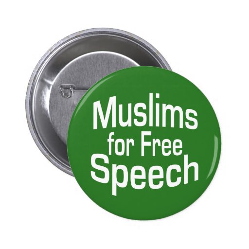 Muslims for Free Speech Pin