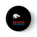 MUSLIMS FOR OBAMA buttons by Politicaltshirts MUSLIMS FOR OBAMA buttons