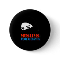 MUSLIMS FOR OBAMA buttons by Politicaltshirts MUSLIMS FOR OBAMA buttons