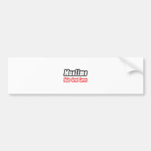 Muslims Make Great Lovers Bumper Stickers