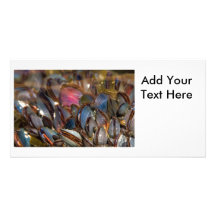 Mussels Under the Ocean Customized Photo Card