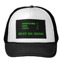 MUST BE IRISH cap Hat