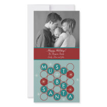 Must be Santa Photo Card Template