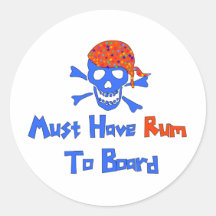 Must Have Rum Stickers