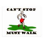Must Walk Postcard