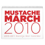 Mustach March 2010 Calendar