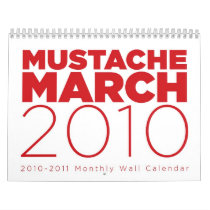 Mustach March 2010 Calendar