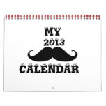Mustache 2013 calendar