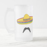 Mustache and Sombrero Cinco de Mayo Beer Mug