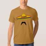 Mustache and Sombrero Cinco de Mayo Fiesta T-shirt
