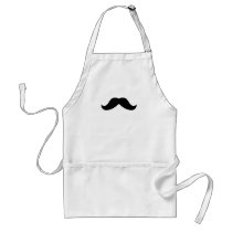 Mustache Apron