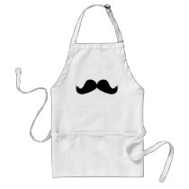 Mustache Apron