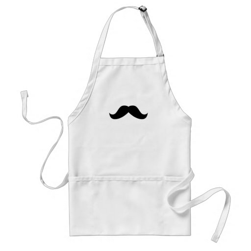 Mustache Apron